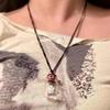 Ghost In A Bottle Pendant Necklace Halloween Necklace For Women Halloween Jewelry The Adopt A Ghost Necklace Little Ghost