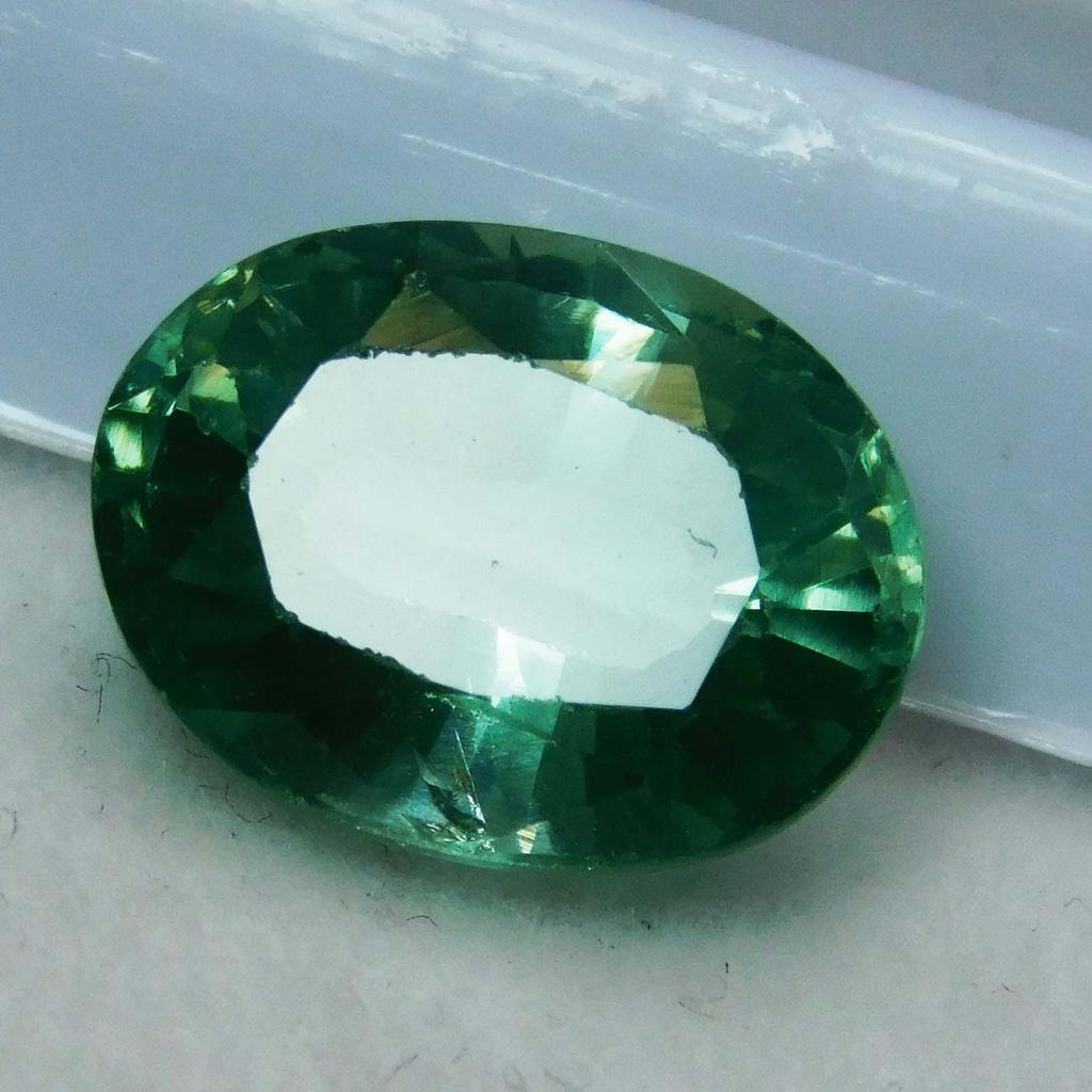 7.15 Ct Natural Sapphire Bluish Green Oval Certified Montana Fabulous Gemstone