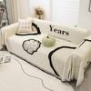 Black White Sofa Cover Sofa Towel Chenille Universal Couch Cover Pet Mat Living Room Sofa Dust Proof Sofa Cushion Cover