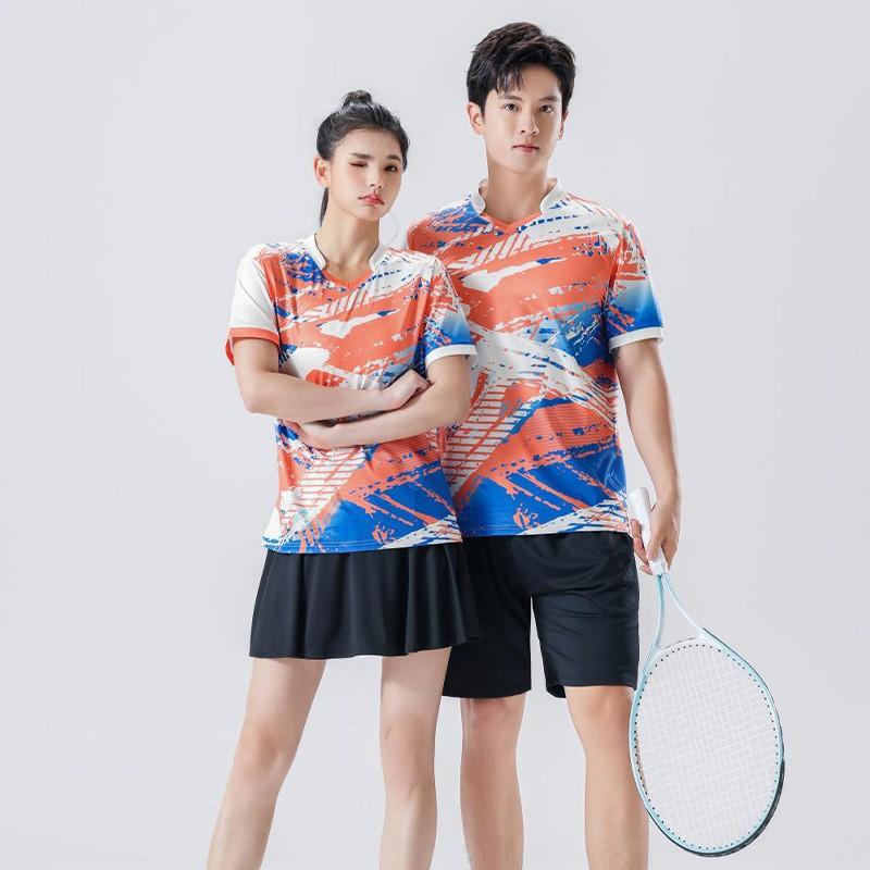 Mens Womens Kids Badminton Sport Set Quick Dry Breathable Training Jersey Shorts Skirt
