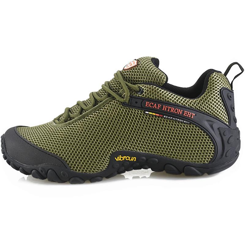 Lesifeisi Unisex Breathable Mesh Hiking Shoes - Anti-Slip, Wear-Resistant for Spring, Summer, and Autumn