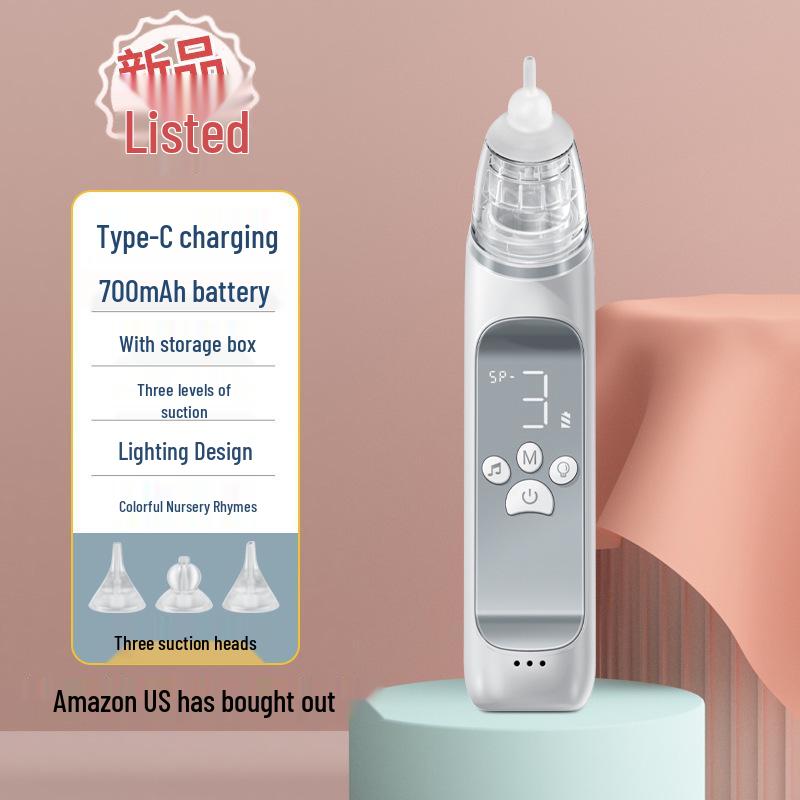 Elektrický ruční nosní odsávačka pro miminka – Čistí rýmu a soplíky