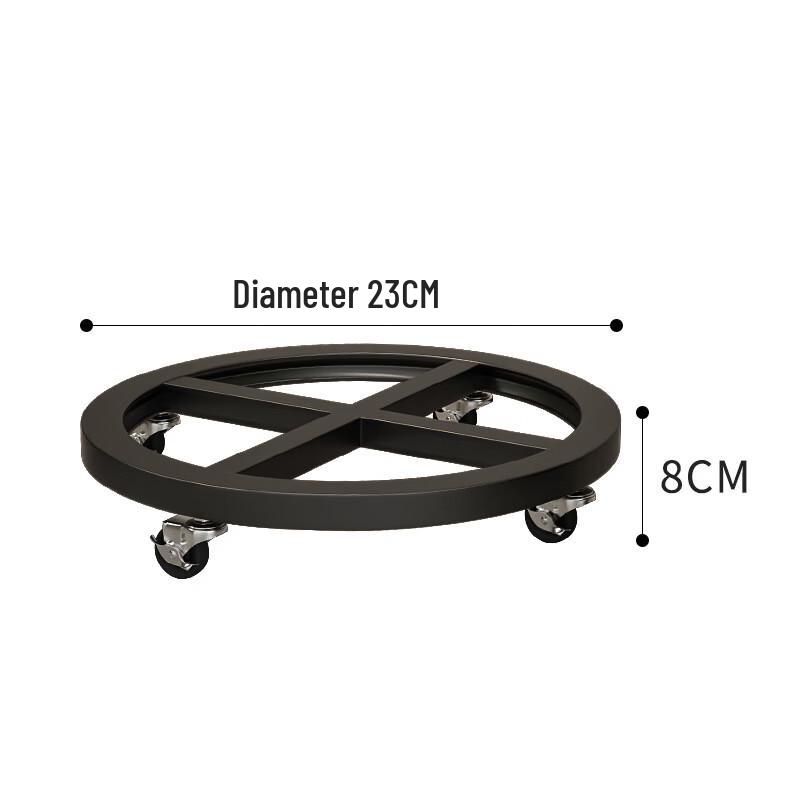

Round Mobile Flower Pot Tray