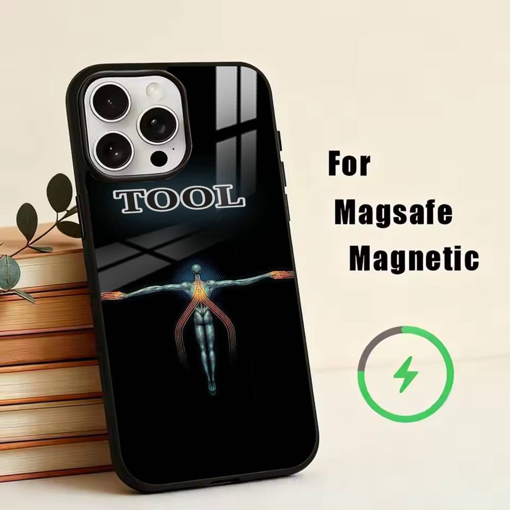 Music TBR-Tool Band Rock  Phone Case For iPhone17,16,15,14,13,12,11 Plus,Pro Magnetic For Magsafe Wireless Charging