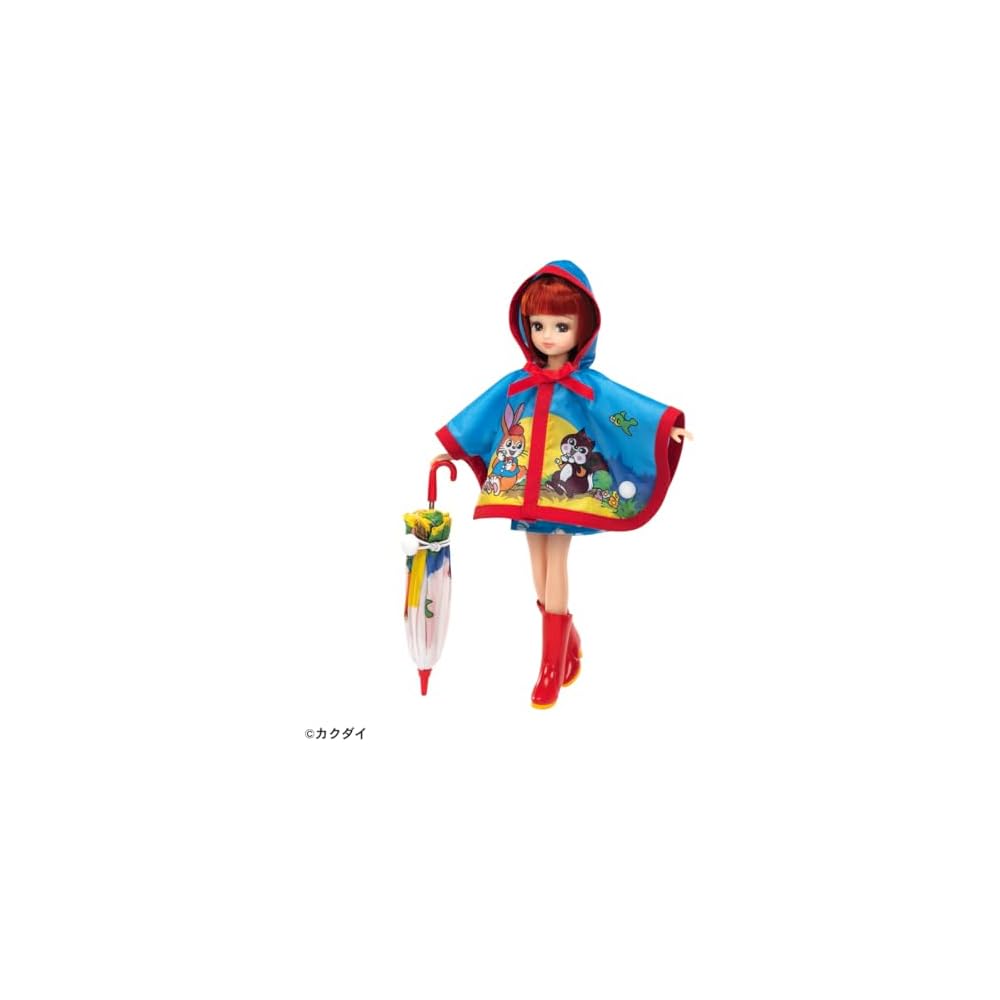 Takara Tomy Licca-chan Doll with Kuppy Ramune Outfit Dress-Up Toy for Kids Age 3 and Up