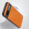 For Google Pixel 8a Case Ultra-Thin PU Leather Coated PC Phone Back Cover