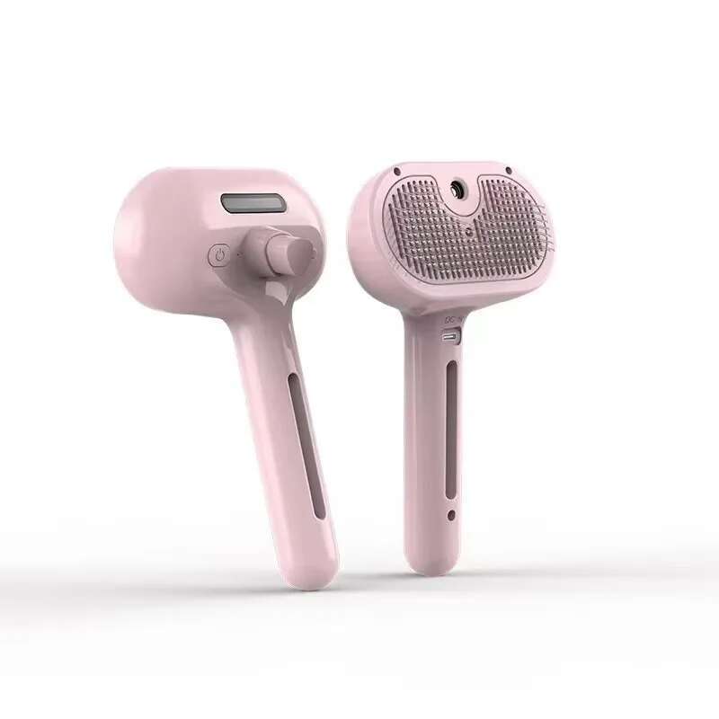 3 in 1 Haustierspray Pflegekamm Dampfend Schwebend Ein Klick Haarentfernung Reinigung Dampfbürste Styling für Hunde Katzen Zubehör