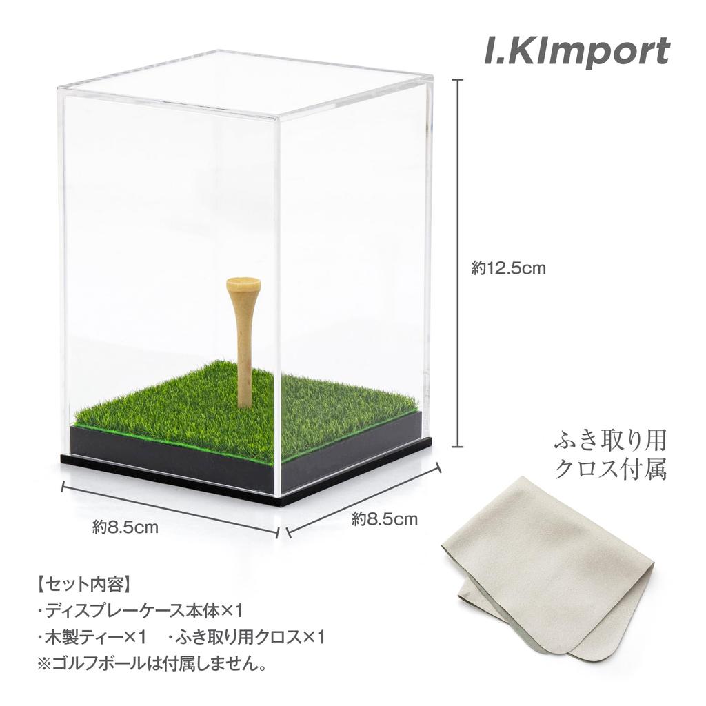 [I.Kimport] Golf Goods Signed Ball Case Display Case Dustproof Protection Exhibition Acrylic Transparent Case Commemorative Ball Case Collection Case