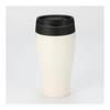 Doshisha Tumbler with Lid Convenience Store Mug Direct Type Vacuum Insulated Direct Drip 360ml White CBCT400WH