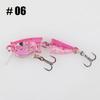 2-Section Joint Slow Sinking Minnow 3.5g Weight Wobbles Bait Micro Fishing Bait  Trout Fishing