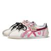 Onitsuka Tiger Runspark Slip Resistant Low top Running Shoes Unisex White Pink D201L-100(TeamM-)