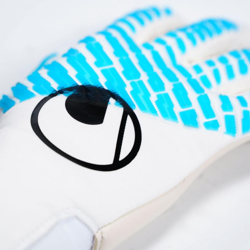 uhlsport Match Soccer Goalkeeper Cybertech Absolute Grip Half Negative 1011378 01 7 Gloves, Fit,