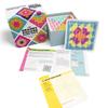 50Pcs/Box Mix Matchs Designs The Granny Square Card Decks Knitting Kit For Adults Diy Grandma Knitted Pattern Set