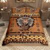 Homewish Safari Deer Bear Duvet Cover Set 2Pcs/3Pcs Woodland Jungle Animal Wildlife Bedding Set Rustic Farmhouse Bed Set