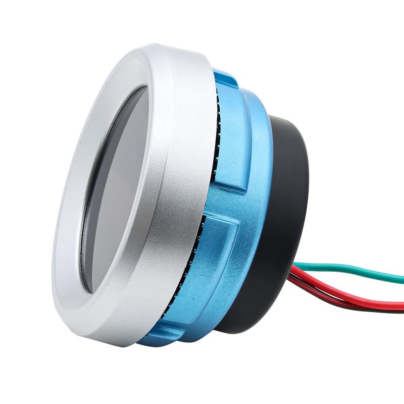 A5 0-190Ohm Fuel Level Sensor+Fuel Level Gauge 52mm Digital Oil Tank Meter Indicator with Flash Alarm for Car Boat 12V24V custom