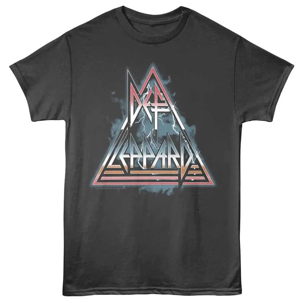 Def Leppard Chrome Logo Men s T Shirt M