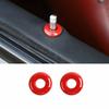 Car Door Lock Pin Ring Cover Trim Decoration For Dodge Challenger 2014- Red
