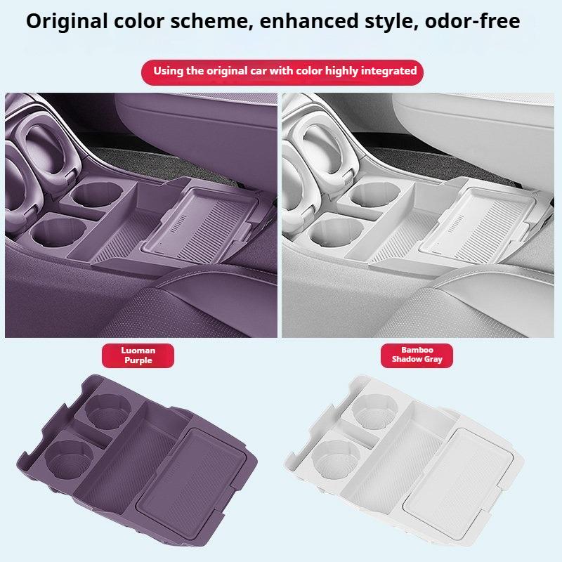 For Leapmotor B10 B01 B05 Lafa5 B03X A10 Car Storage Box Under Central Control Armrest Box Storage Tray Interior Car Accessories