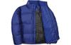 Men's FILA Down Jackets Unisex Blue Stand Collar Moderate