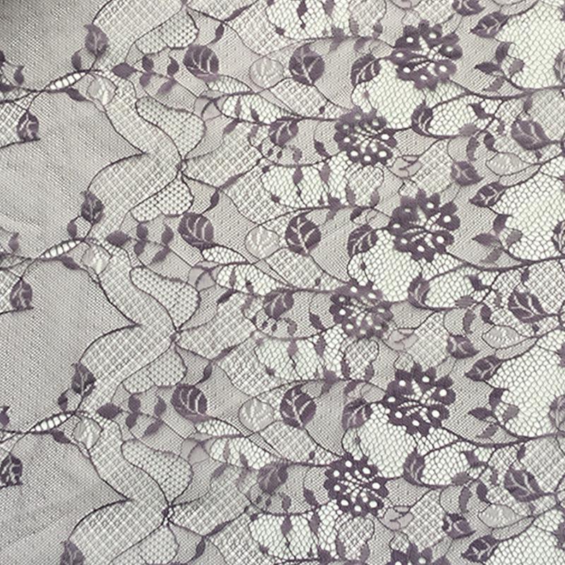 All-Polyester Hollow Flower Non-Elastic Lace Trim for Lolita Wedding Dress or Evening Gown