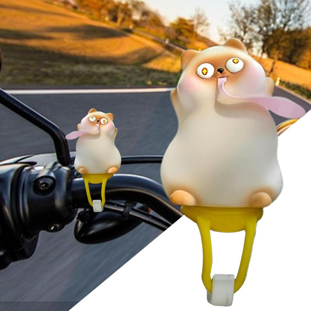 Bike Handlebar Decoration Cartoon Animal Electric Scooter Handlebar Decoration Waterproof Riding Stem Sports Accessory For