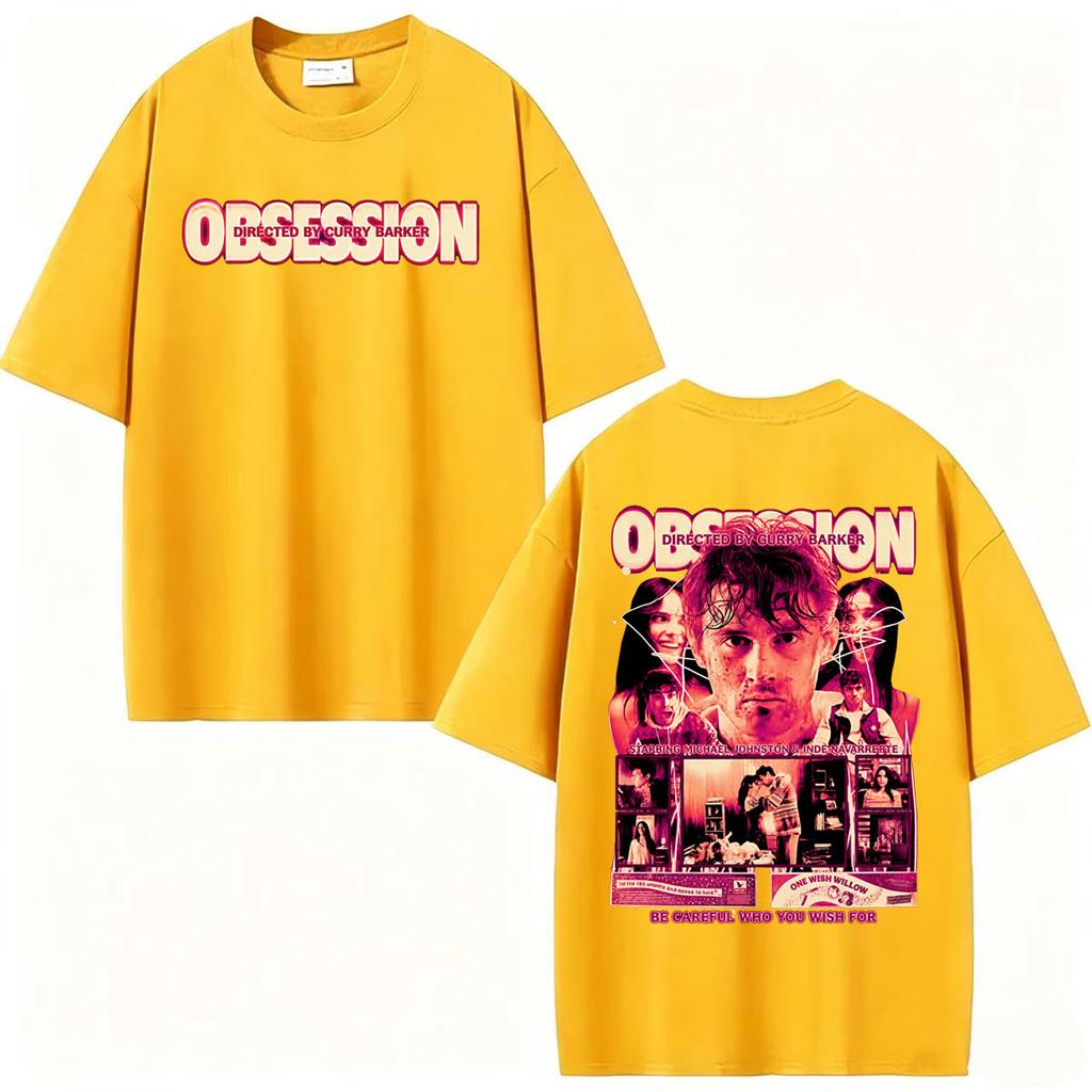 One Wish Willow Obsession 2026 Horrorfilm Druck T-Shirt Unisex Unisex Mode Ästhetische T-Shirts Baumwolle Lässig Kurzarm T-Shirt