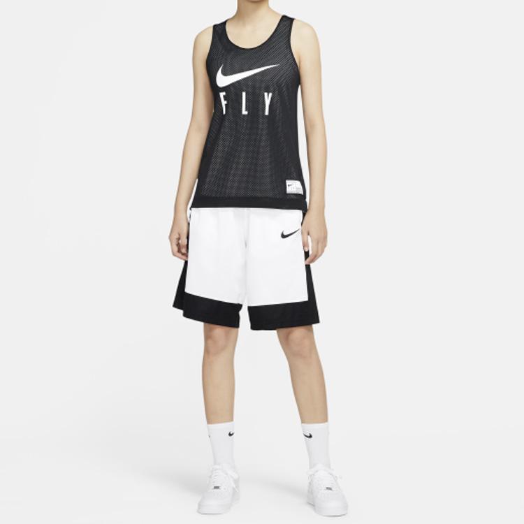 Nike Reversible Basketball Jersey Women Tops Black CK6608-010
