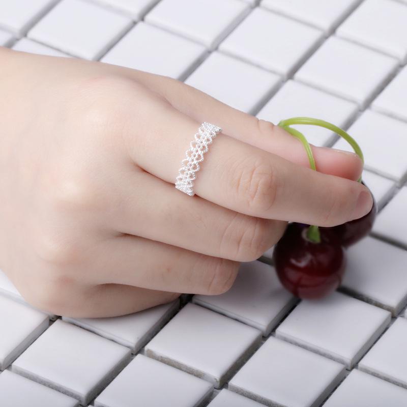 Lindon Classic Copper Alloy Zircon Ring Ladies Jewelry Wedding Promise Party Gift