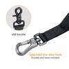 EXCELLENT ELITE SPANKER Nylon Dog Lead for Medium Shock Large 2 Handles Dogs, Absorption, Dogs, Training, Retractable, Walking, (Black)