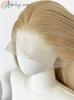 Ash Blonde Lace Front Wig 13*4 Frontal Wigs 26inch Synthetic Wig High Quality Synthetic Lace Front Wig for Cosplay Daily Use