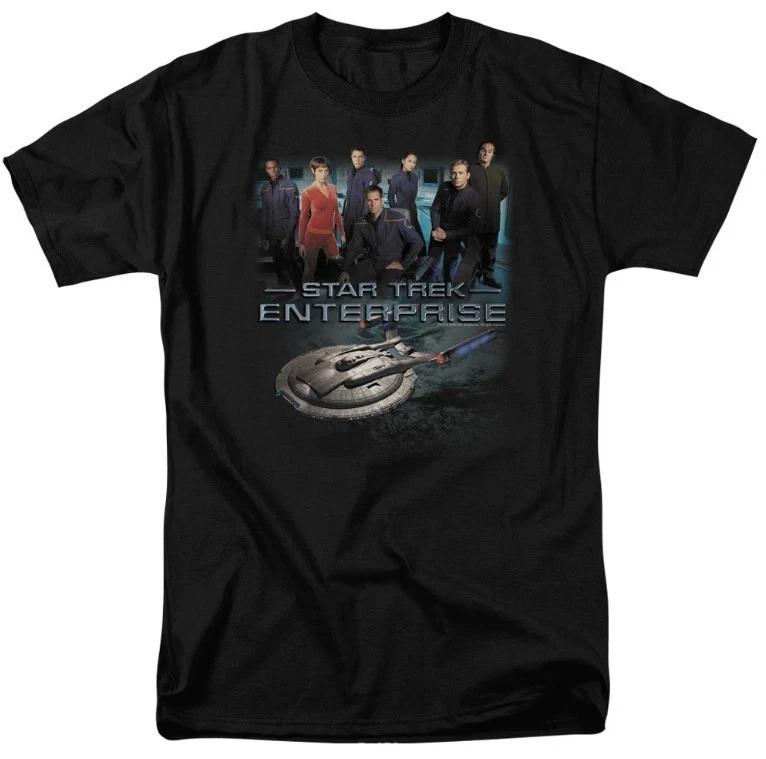 Star Trek Enterprise Crew TV Show T-Shirt Sizes S-3X NEW 2XL