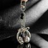 Portachiavi Creativi Cuffiette Piccole Colore Argento Portachiavi Cuffiette Ciondolo Carino per Cellulare per Donna