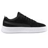 Puma Smash Platform Suede Casual Low Top Sneakers Women Sneakers Black White 366488-01