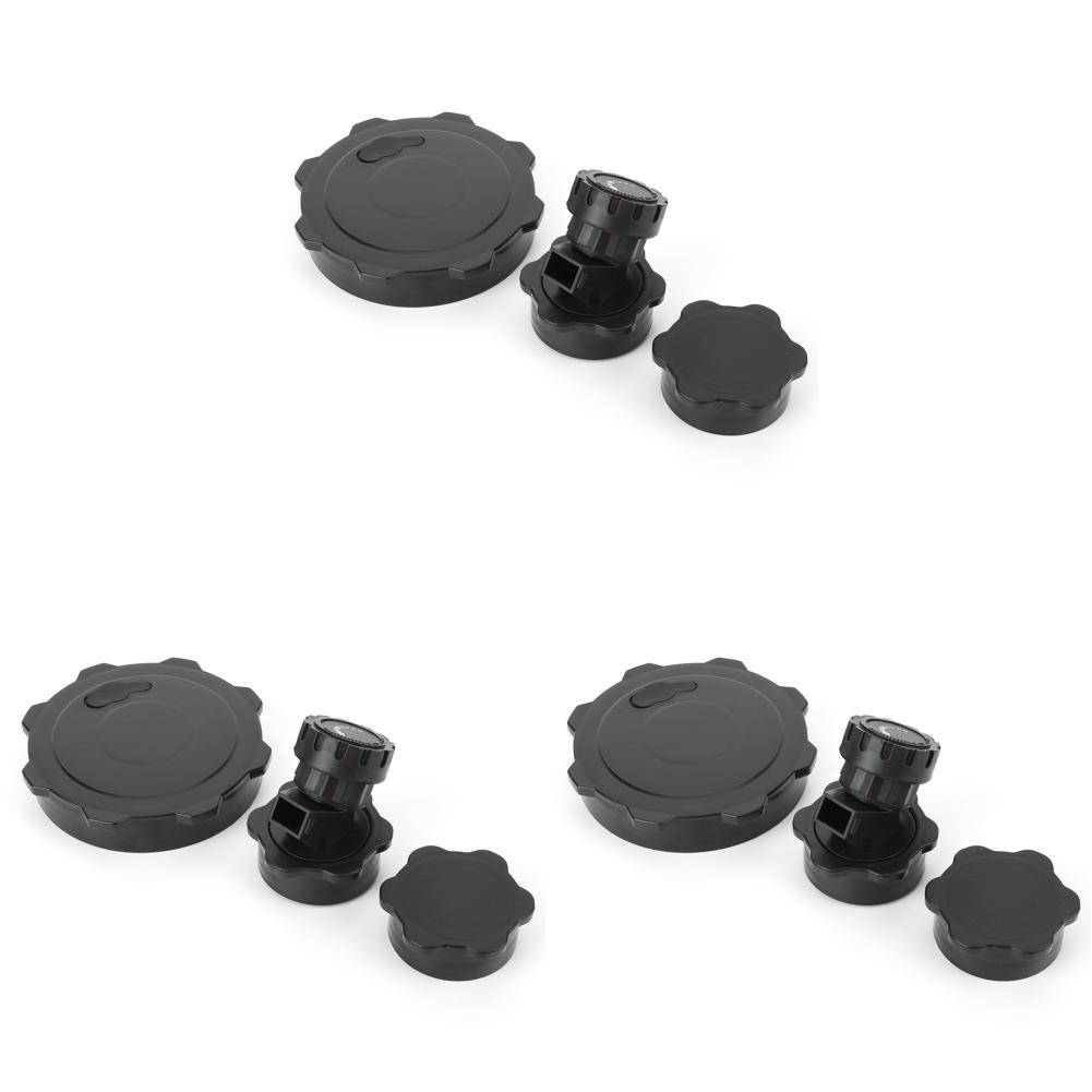 1-3Set Electric Water Pump Adapter Universal Camping Water Tank Cover Portable Water Dispenser Adapter for Outdoor Water Tank