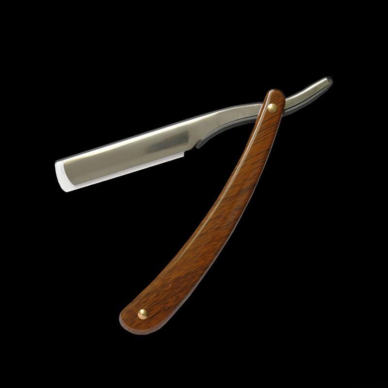 Vintage Wooden Handle Razor Blade Replacement for Beard and Hair Removal 77-C Vintage Razor
