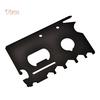 Fetong Stainless Steel Wallet Card Size Outdoor Camping Survival Gear Pocket Multi Tool