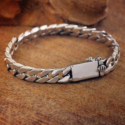 Klassisches Design Punk Kubanisches Kettenarmband Schnalle Armband Herrenmode Trend Metall Accessoires Schmuck Geschenke