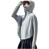 Anta Training Series Solid Color Zip-Up Hooded Loose Sun Protection Jacket Women jackets Star-Diamond-Gray 162427704-3