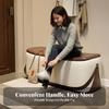 Saddledesign Entryway Bench Multi-Functional Design Upholstered Ottoman Comfortable Padded Seat Safety Hinge for Hallway, Closet