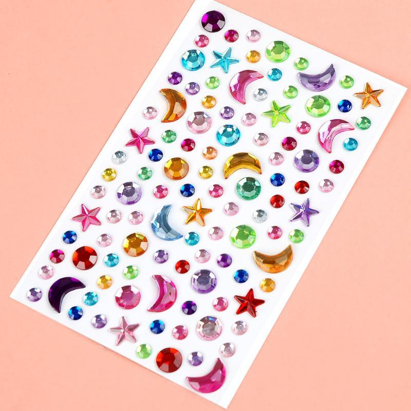 Self-Adhesive Rhinestone Stickers Colorful Crystal Jewel Stickers Crafts Scrapbooking Phone Case Card Making Nail Art Decor