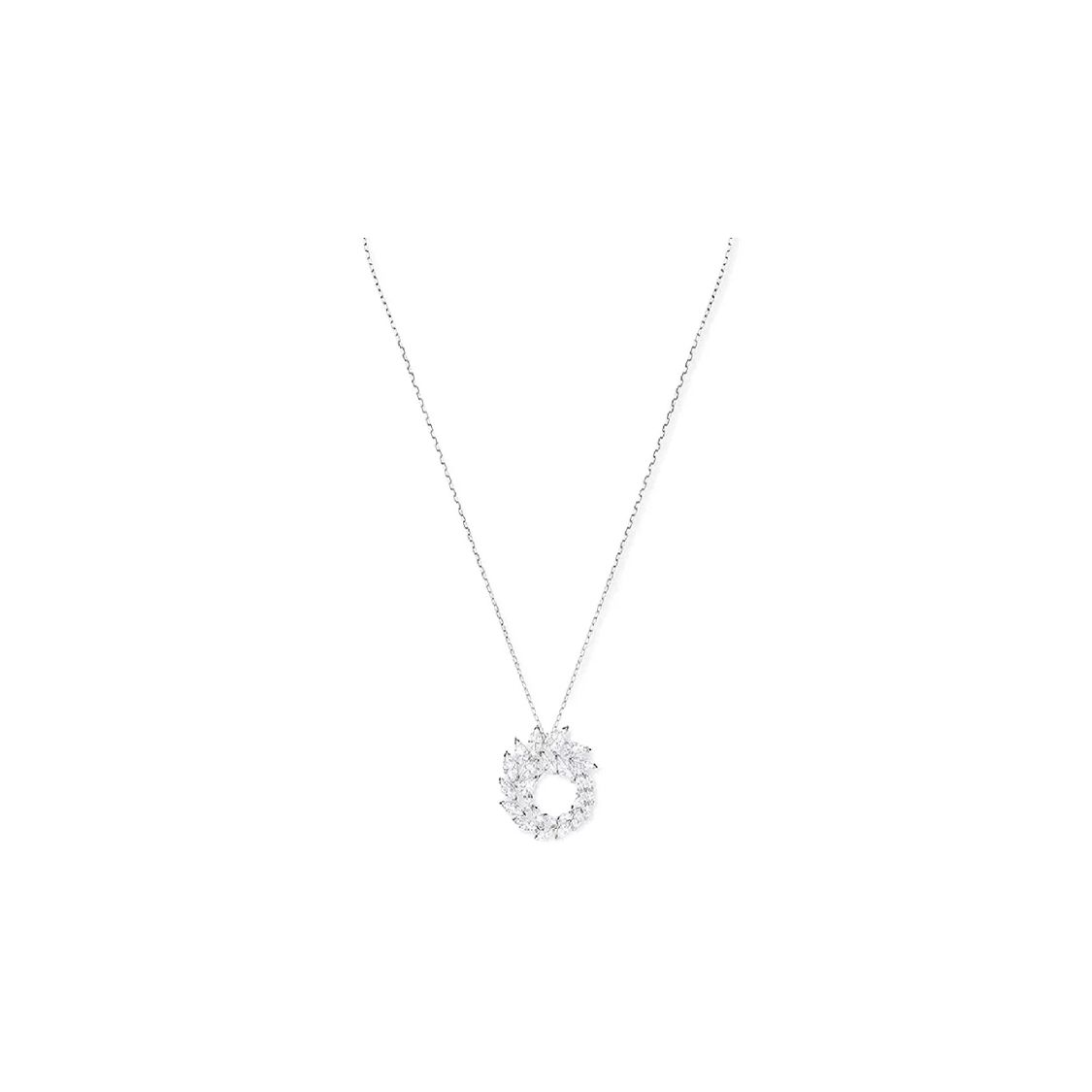 Swarovski Elegant Fashionable Versatile Rhodium Plated Necklace Women necklace 5450926 Silver,F