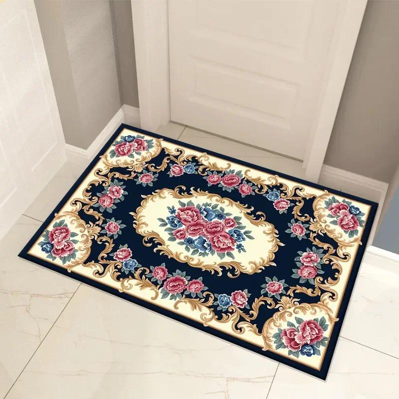 

1PC Moroccan Ethnic Decorative Bath Mats Soft Kitchen Mats Home Living Room Carpets Entrance Door Mats Small Rugs 40x60cm