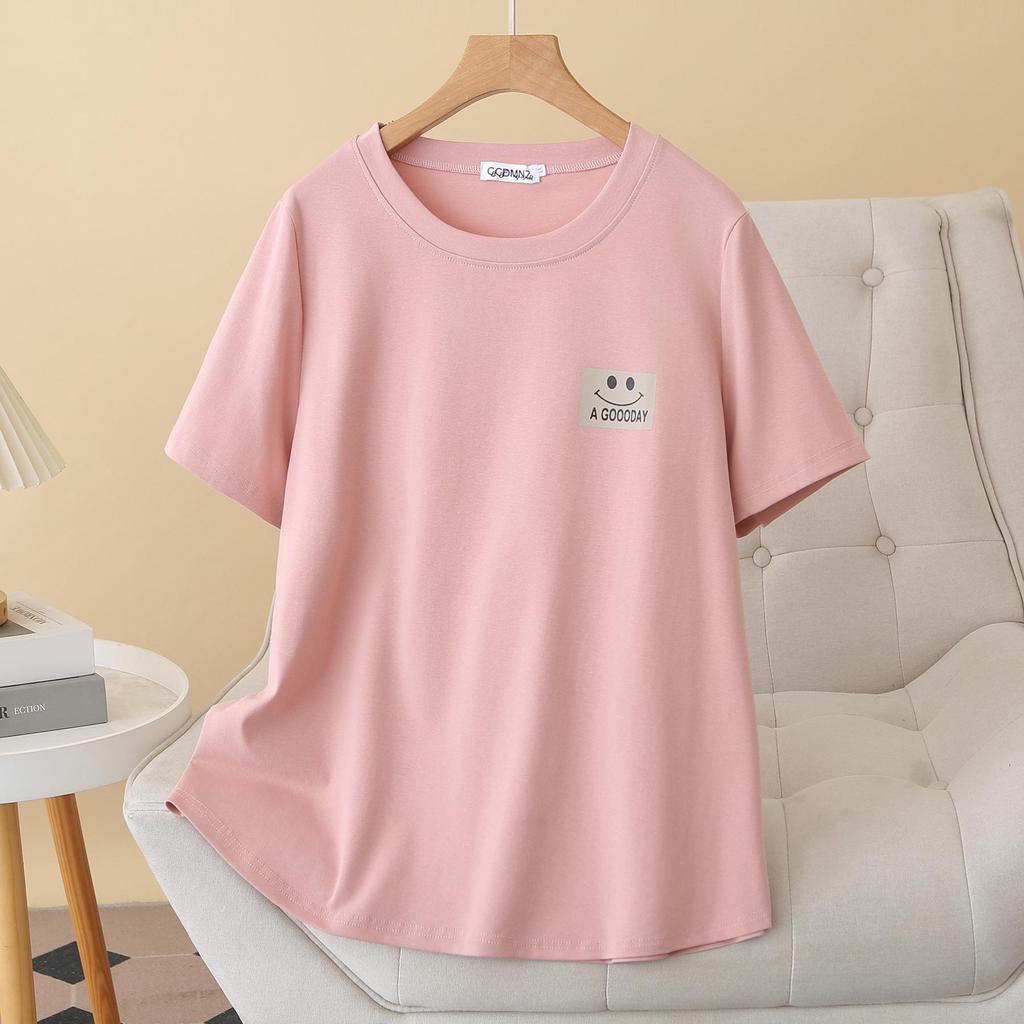 2026 Summer Plus Size Women's Casual Cotton Printed T-Shirt