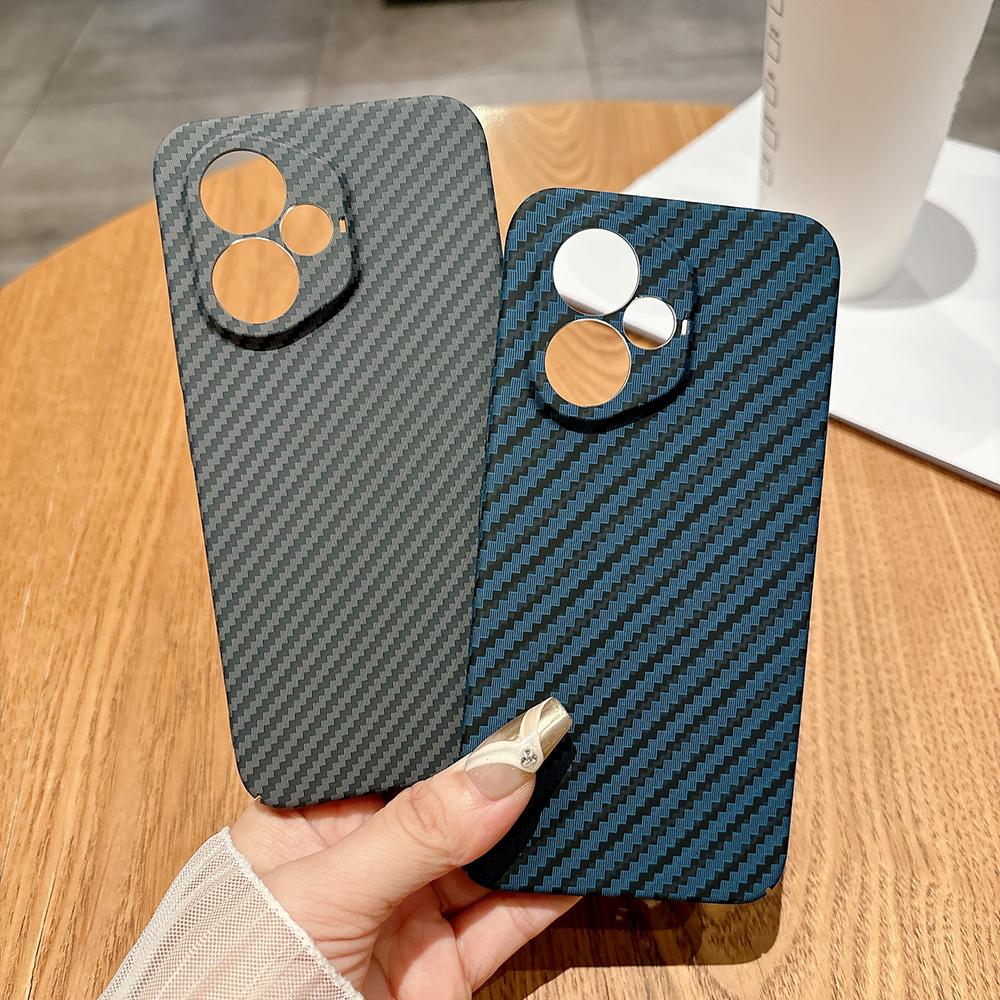 For Honor 400 5G (Global) Case Hard PC Phone Cover Carbon Fiber Texture Drop Proof