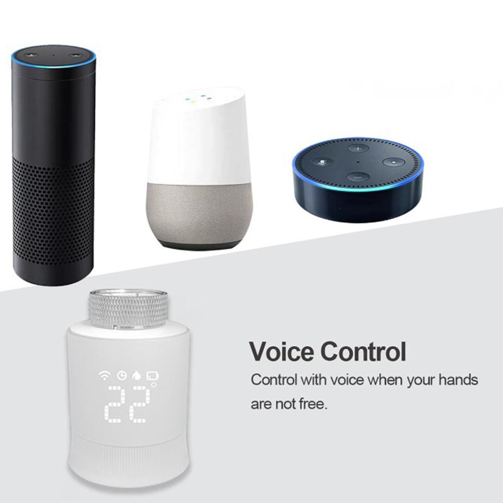 Programmable Heating Valve with Smart Radiator Thermostat Featuring Remote Control for Home Temperature Adjustment