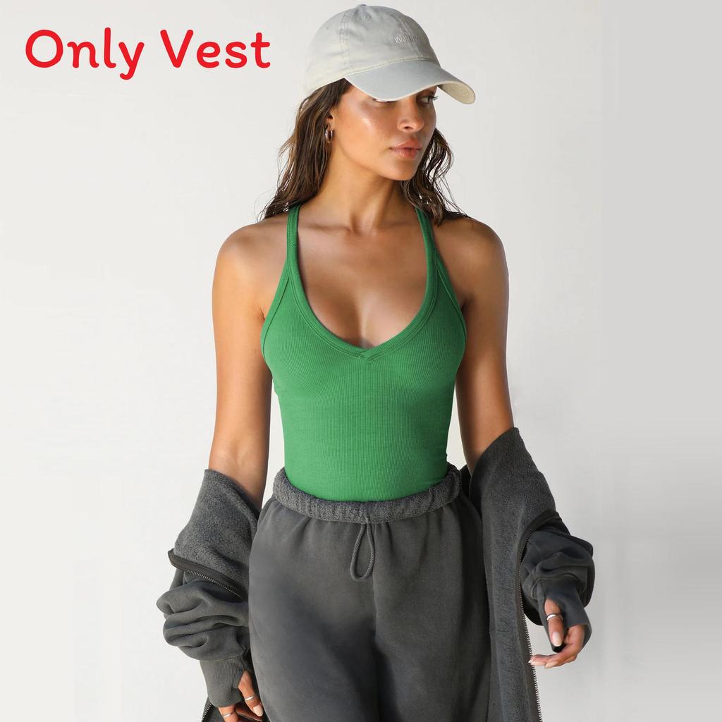 Y2k Knit Vest For Women With High Elasticity And Slim Fit For Streetwear Fashion