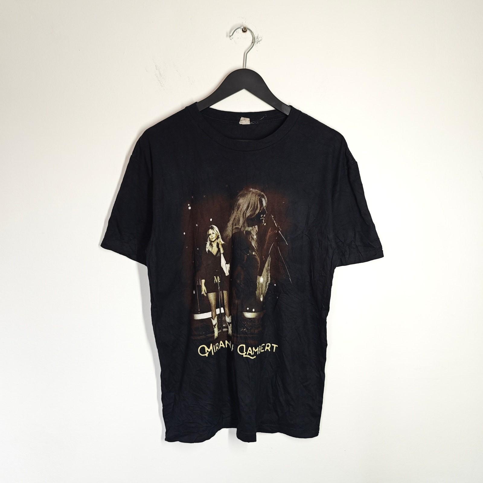 Miranda Lambert T-Shirt Black Mens Medium Graphic Print Band 2018 Tour Tee M