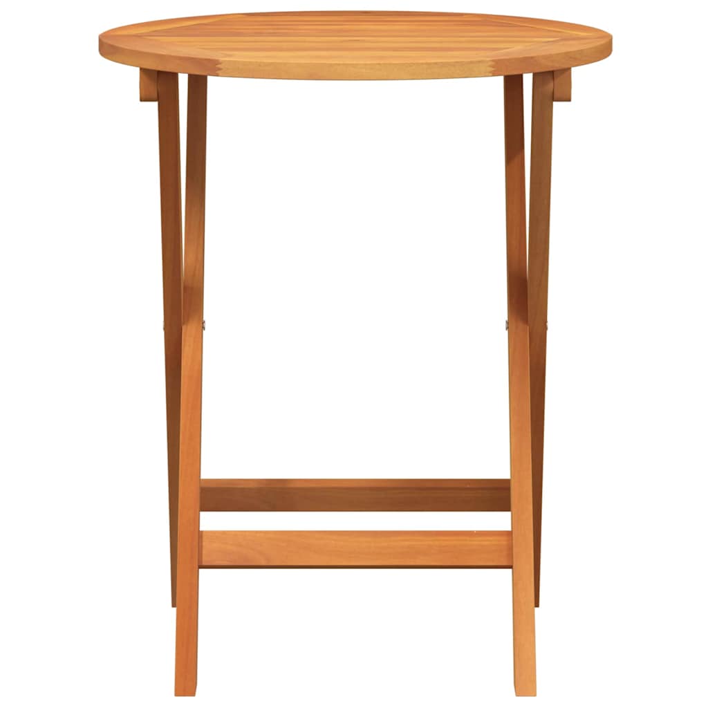 Garden Table Natural 60 X 60 X 72 Cm Solid Acacia Wood