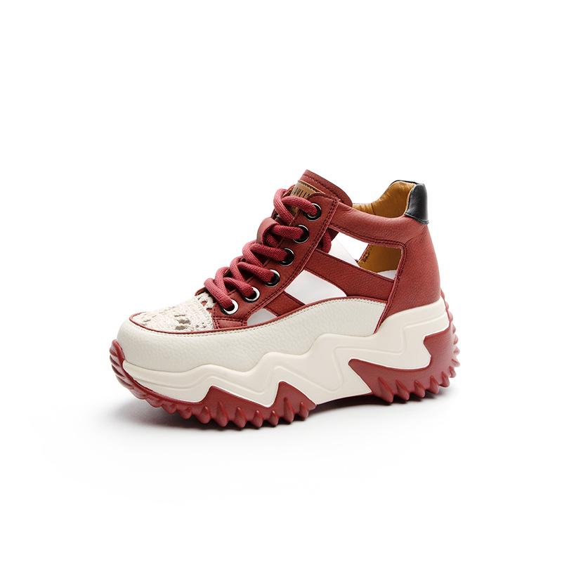 Women's 2024 Spring/Summer Thick-Soled Breathable Sandals & Slippers, Height-Boosting, Versatile Design