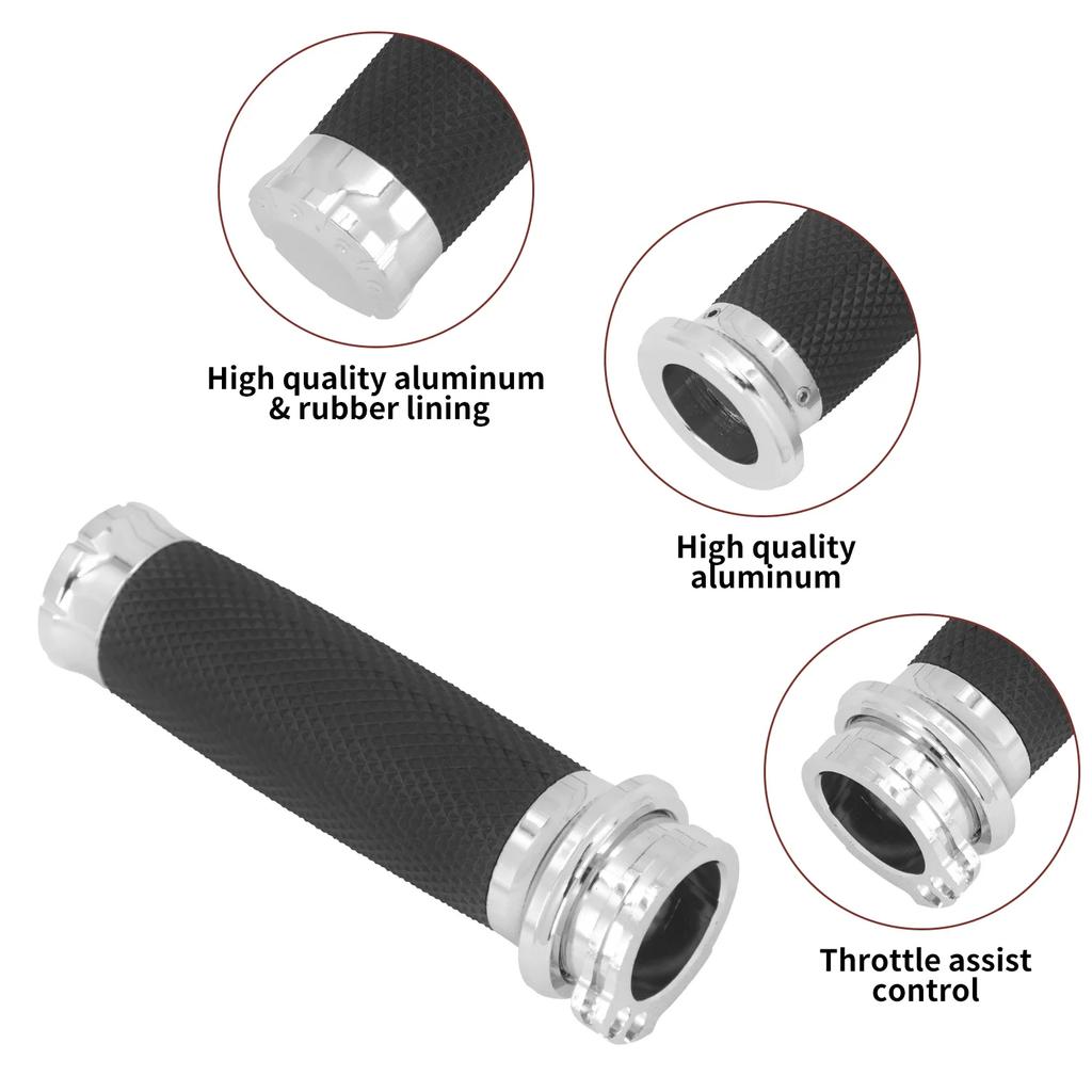 Motorcycle 1inch Hand Grips 25mm Handlebar Chrome Handle Bar For Harley Sportster Xl Touring Road King Glide Dyna Softail Fat Boy